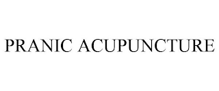 PRANIC ACUPUNCTURE