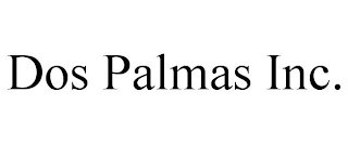 DOS PALMAS INC.