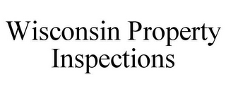 WISCONSIN PROPERTY INSPECTIONS