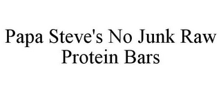 PAPA STEVE'S NO JUNK RAW PROTEIN BARS