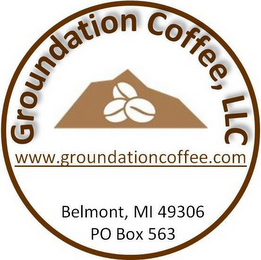 GROUNDATION COFFEE, LLC WWW.GROUNDATIONCOFFEE.COM BELMONT, MI 49306 PO BOX 563