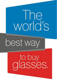 THE WORLD'S BEST WAY TO BUY GLASSES.