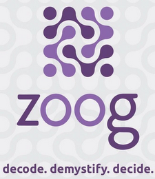 ZOOG DECODE. DEMYSTIFY. DECIDE.