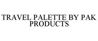 TRAVEL PALETTE BY PAK PRODUCTS