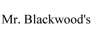 MR. BLACKWOOD'S