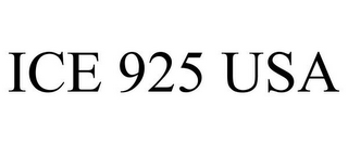 ICE 925 USA