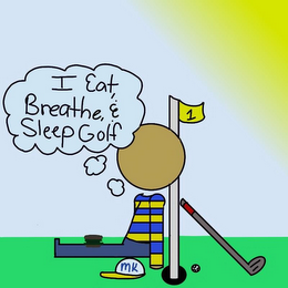 I EAT, BREATHE & SLEEP GOLF 1 MK