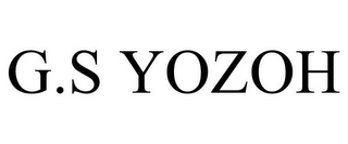 G.S YOZOH