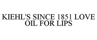 KIEHL'S SINCE 1851 LOVE OIL FOR LIPS
