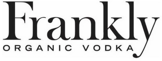 FRANKLY ORGANIC VODKA