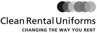 CLEAN RENTAL UNIFORMS CHANGING THE WAY YOU RENT