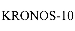 KRONOS-10