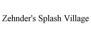 ZEHNDER'S SPLASH VILLAGE