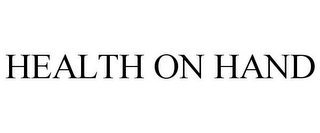 HEALTH ON HAND