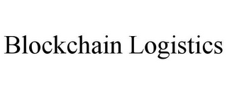 BLOCKCHAIN LOGISTICS