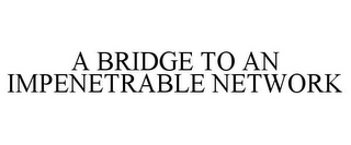 A BRIDGE TO AN IMPENETRABLE NETWORK