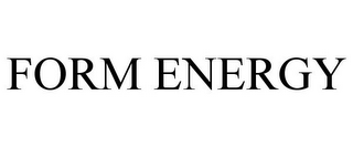 FORM ENERGY