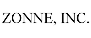 ZONNE, INC.