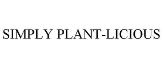 SIMPLY PLANT-LICIOUS