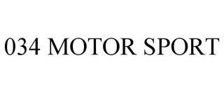 034 MOTOR SPORT