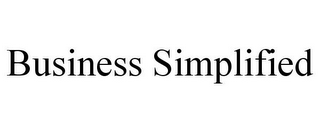 BUSINESS SIMPLIFIED