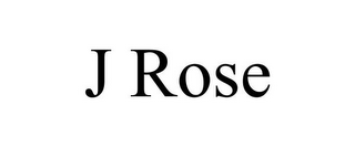 J ROSE