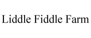 LIDDLE FIDDLE FARM