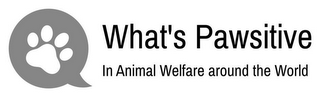 WHAT'S PAWSITIVE IN ANIMAL WELFARE AROUND THE WORLD