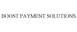 BOOST PAYMENT SOLUTIONS