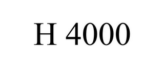 H 4000