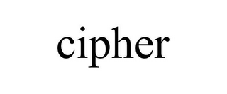 CIPHER