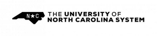 NC THE UNIVERSITY OF NORTH CAROLINA SYSTEM