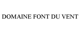 DOMAINE FONT DU VENT