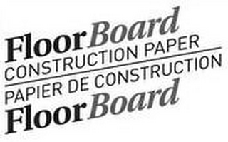 FLOOR BOARD CONSTRUCTION PAPER PAPIER DE CONSTRUCTION FLOOR BOARD