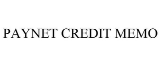 PAYNET CREDIT MEMO