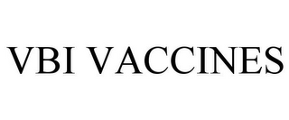 VBI VACCINES