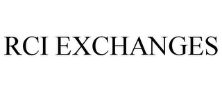 RCI EXCHANGES