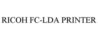 RICOH FC-LDA PRINTER