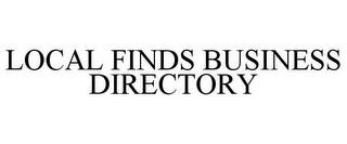 LOCAL FINDS BUSINESS DIRECTORY