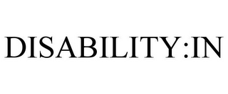 DISABILITY: IN