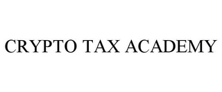 CRYPTO TAX ACADEMY