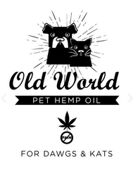 OLD WORLD PET HEMP OIL PAIN FOR DAWGS &KATS