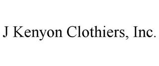 J KENYON CLOTHIERS, INC.