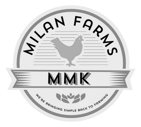 MILAN FARMS MMK WE'RE BRINGING SIMPLE BACK TO FARMING