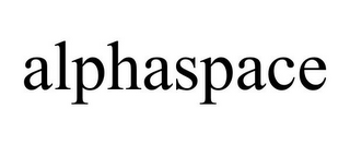 ALPHASPACE