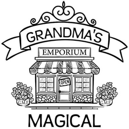 GRANDMA'S EMPORIUM OPEN MAGICAL G.M.E. G.M.E.