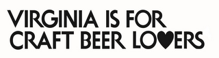 VIRGINIA IS FOR CRAFT BEER LOVERS