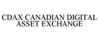 CDAX CANADIAN DIGITAL ASSET EXCHANGE