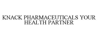 KNACK PHARMACEUTICALS YOUR HEALTH PARTNER