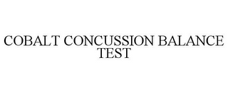 COBALT CONCUSSION BALANCE TEST